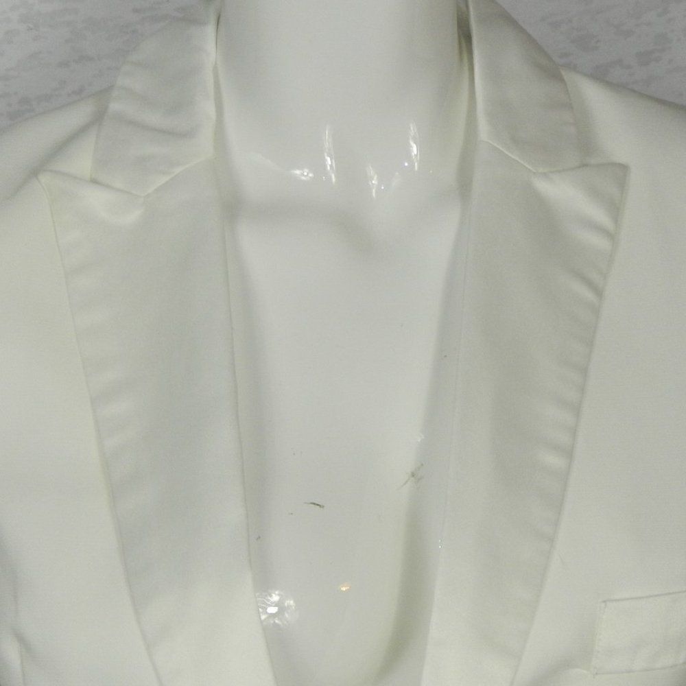 Blessed are‎ the  Meek Blazer  Size 4 White Tuxedo Oversize Menswear - Picture 9 of 11